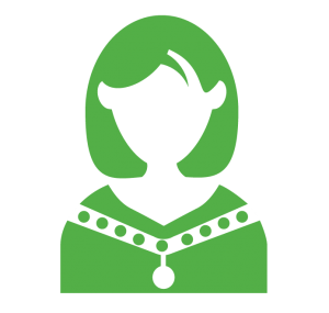 Mayor silhouette icon