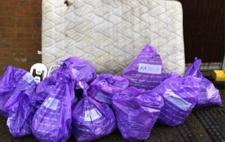 Rubbish collected at Haydon Hill area