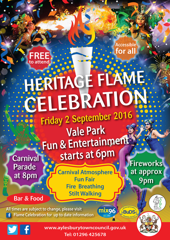 Heritage Flame poster