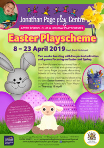 Easter Playscheme @ Jonathan Page Play Centre | England | United Kingdom