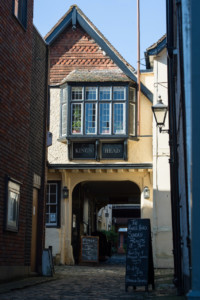 View to the King's Head entrance from Market Square