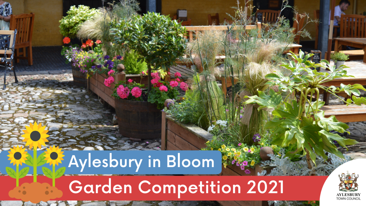 Aylesbury in Bloom Garden Competition 2021