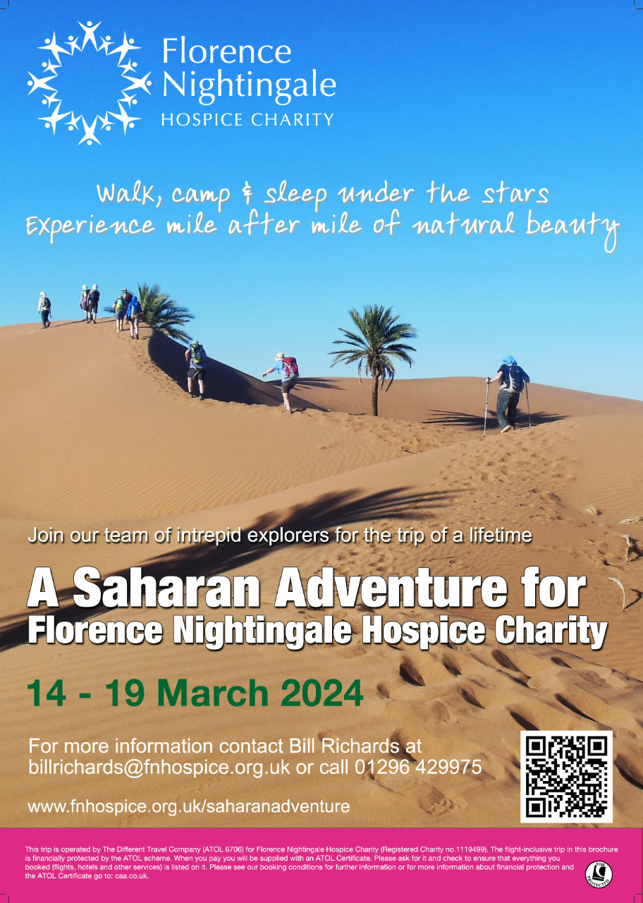 A Saharan Adventure for Florence Nightingale Hospice Charity