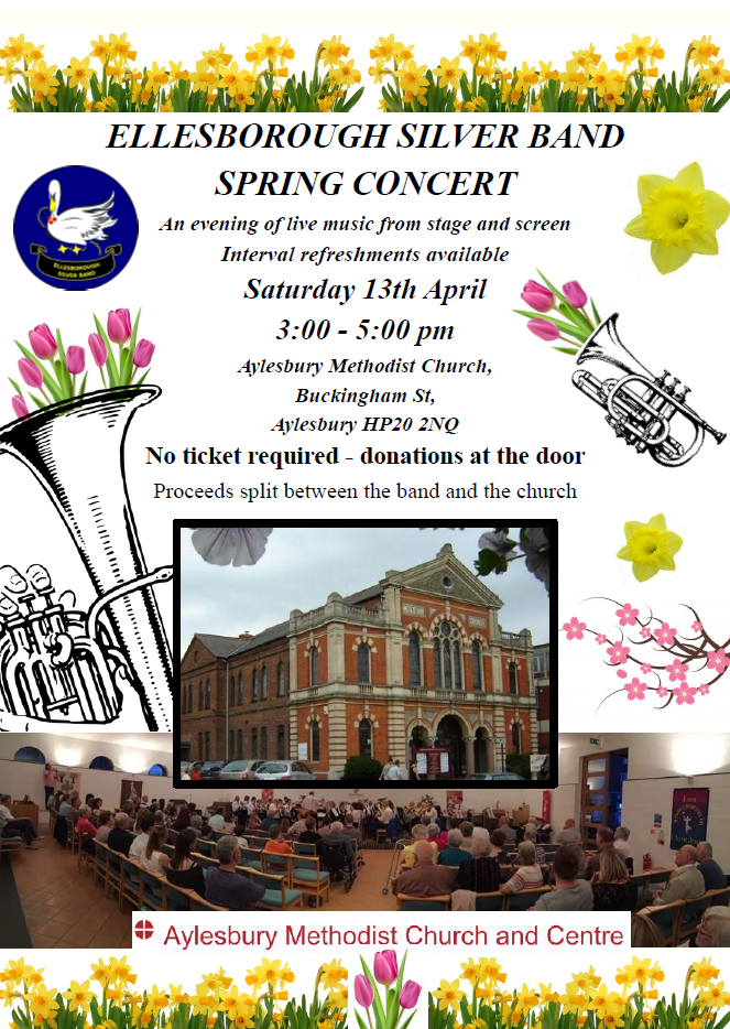 Ellesborough Silver Band Spring Concert @ Aylesbury Methodist Church