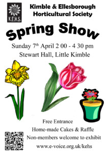 Kimble and Ellesborough Horticultural Society Spring Show @ Stewart Hall, Little Kimble